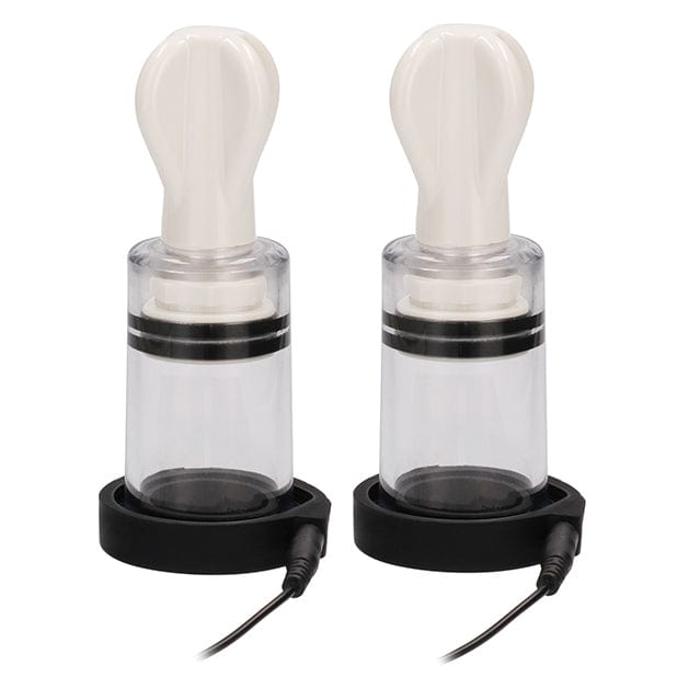 Shots - Electroshock E Stimulation Nipple Suckers (Clear) Electrosex CherryAffairs