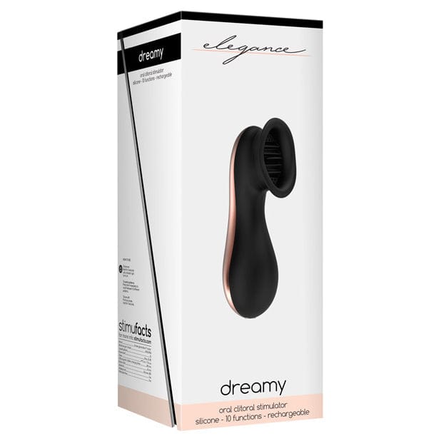 Shots - Elegance Dreamy Oral Clitoral Stimulator Massager (Black) Clit Massager (Vibration) Rechargeable 625984316 CherryAffairs