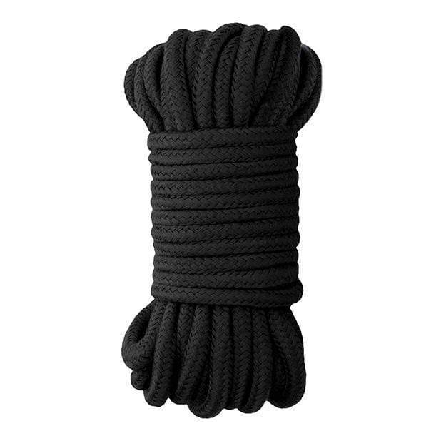Shots - Ouch Soft Silk Japanese Rope 10m (Black) Rope 8714273927774 CherryAffairs