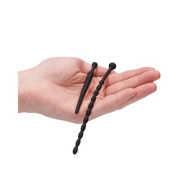 Shots - Ouch Urethral Sounding Beginners Silicone Plug Set (Black) BDSM (Others) 625991135 CherryAffairs