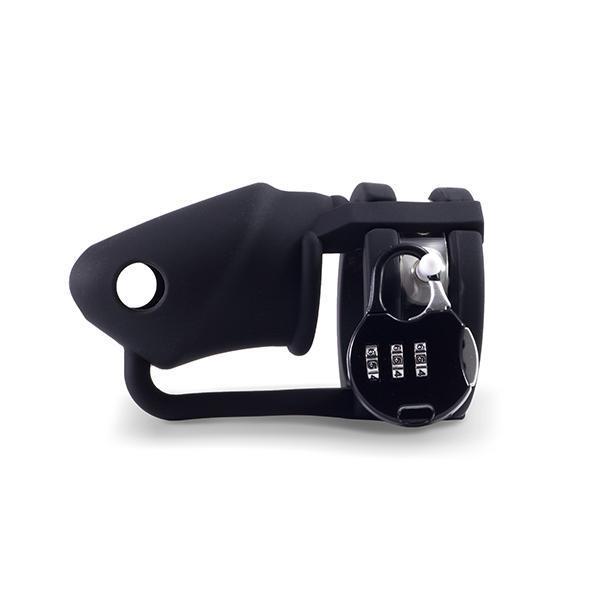 Lock A Willy - Cock Cage and Lock Set (Black) Silicone Cock Cage (Non Vibration) Singapore