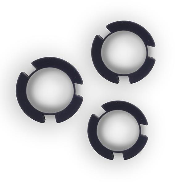 Lock A Willy - Cock Cage and Lock Set (Black) Silicone Cock Cage (Non Vibration) Singapore