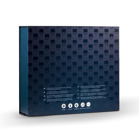 Lock A Willy - Cock Cage and Lock Set (Black) Silicone Cock Cage (Non Vibration) Singapore