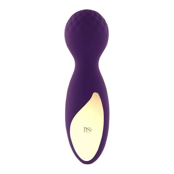Rianne S - Essentials Lovely Leopard Mini Wand Massager (Purple) Wand Massagers (Vibration) Rechargeable 8717903274385 CherryAffairs
