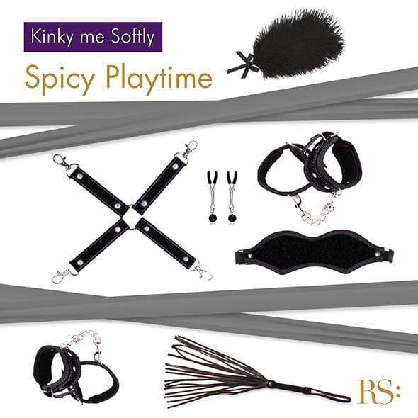 Rianne S - Kinky Me Softly BDSM Set (Black) BDSM Set 8717903274798 CherryAffairs