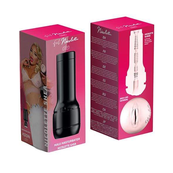 Kiiroo - Stars Collection Strokers Feel Nicolette Shea Masturbator (Black) Masturbator Vagina (Non Vibration) 8719324994958 CherryAffairs