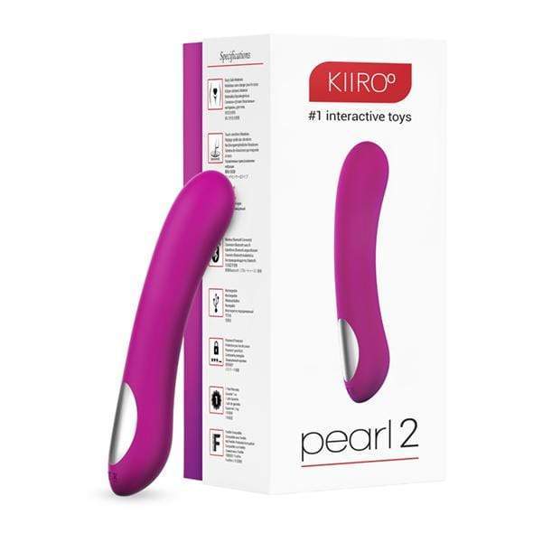 Kiiroo - Pearl 2 App-Controlled Vibrator (Purple) G Spot Dildo (Vibration) Rechargeable Durio Asia