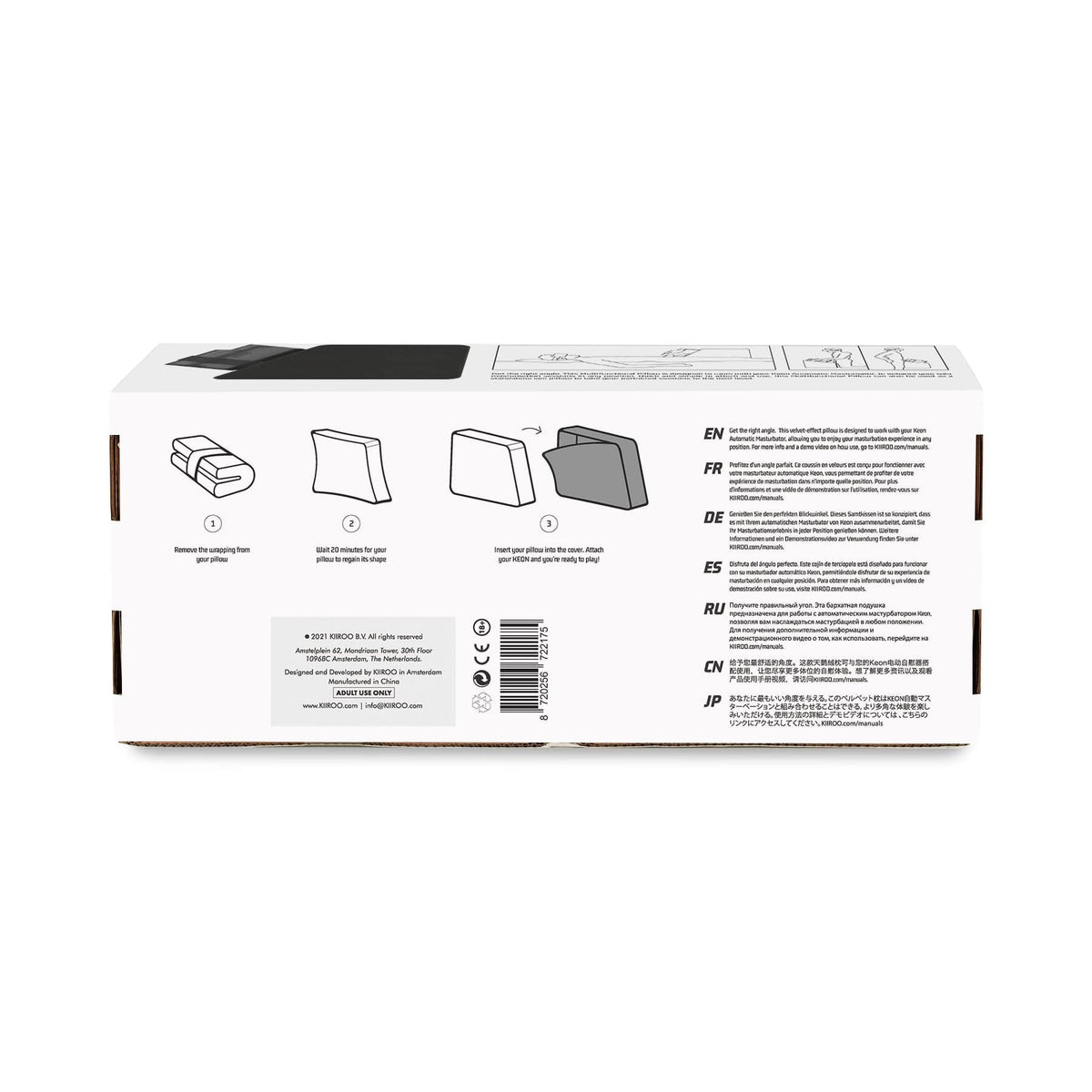 Kiiroo - Keon Masturbator Multifunctional Pillow and Strap Accessories Accessories 8720256722588 CherryAffairs