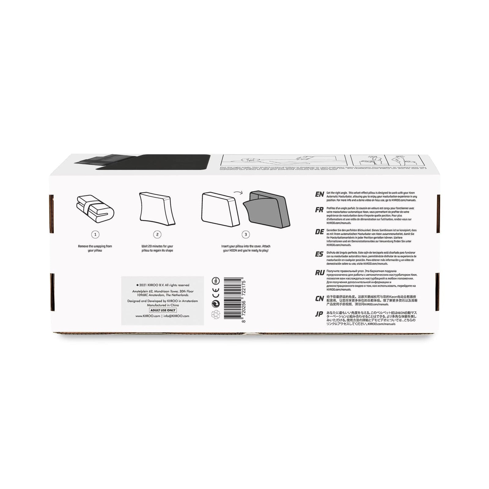 Kiiroo - Keon Masturbator Multifunctional Pillow and Strap Accessories Accessories 8720256722588 CherryAffairs