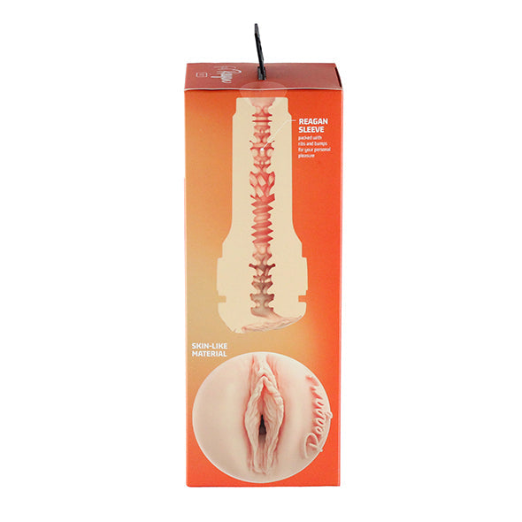 Kiiroo - Stars Collection Strokers Feel Reagan Foxx Masturbator (Beige) - Beige - Masturbator Vagina (Non Vibration)