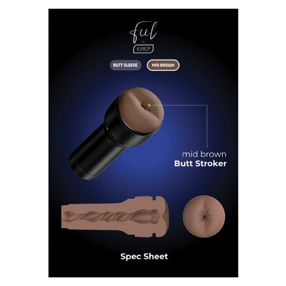 Kiiroo - Feel Generic Stroker Butt Sleeve Male Masturbator (Mid Brown) Masturbator Vagina (Non Vibration) 674778153 CherryAffairs