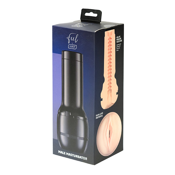 Kiiroo - Feel Stroker Male Masturbator (Beige) - Beige - Masturbator Vagina (Non Vibration)