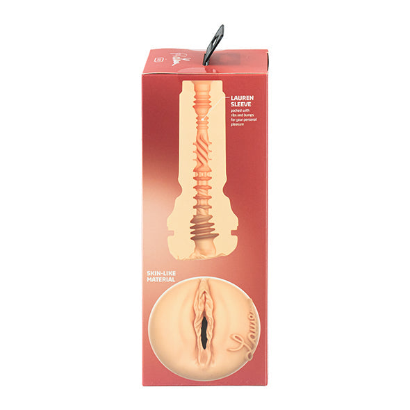 Kiiroo - Stars Collection Strokers Feel Lauren Phillips Masturbator (Beige) - Beige - Masturbator Vagina (Non Vibration)
