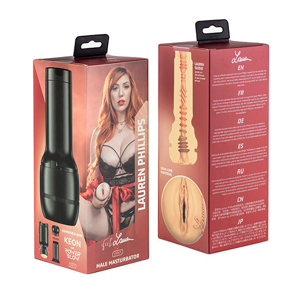 Kiiroo - Stars Collection Strokers Feel Lauren Phillips Masturbator (Beige) - Beige - Masturbator Vagina (Non Vibration)