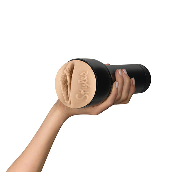 Kiiroo - Stars Collection Strokers Feel Skyler Lo Masturbator (Beige) - Beige - Masturbator Vagina (Non Vibration)