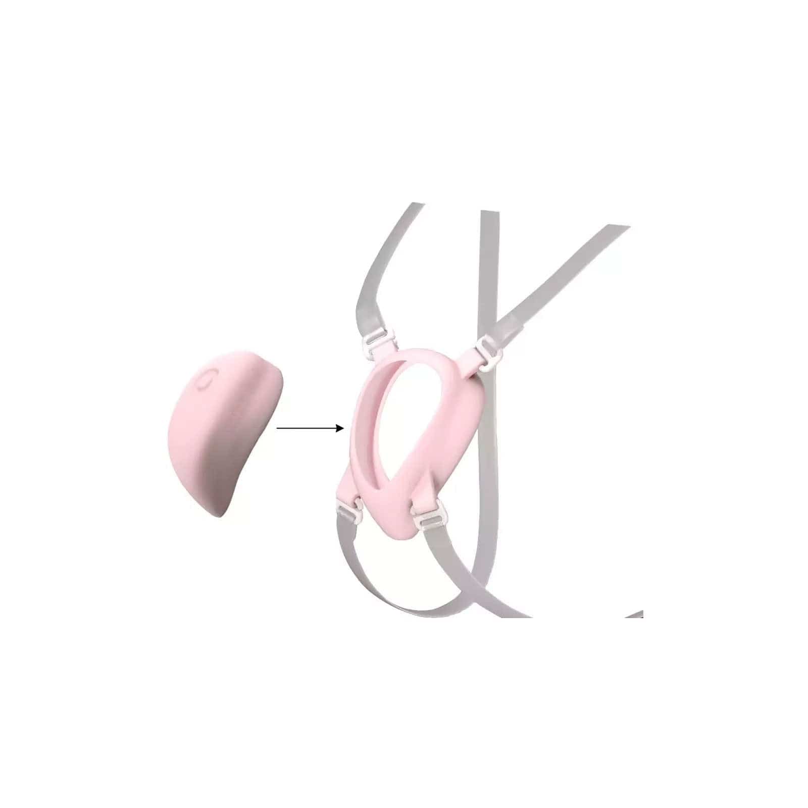 Kiiroo - Luxus Vibrator Harness (Pink) KR1057 CherryAffairs