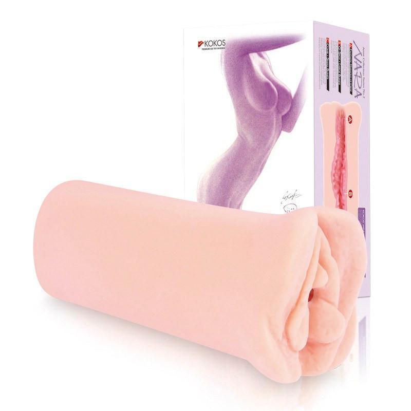 Kokos - Nara Double Layer Meiki (Beige) Masturbator Vagina (Non Vibration) Durio Asia