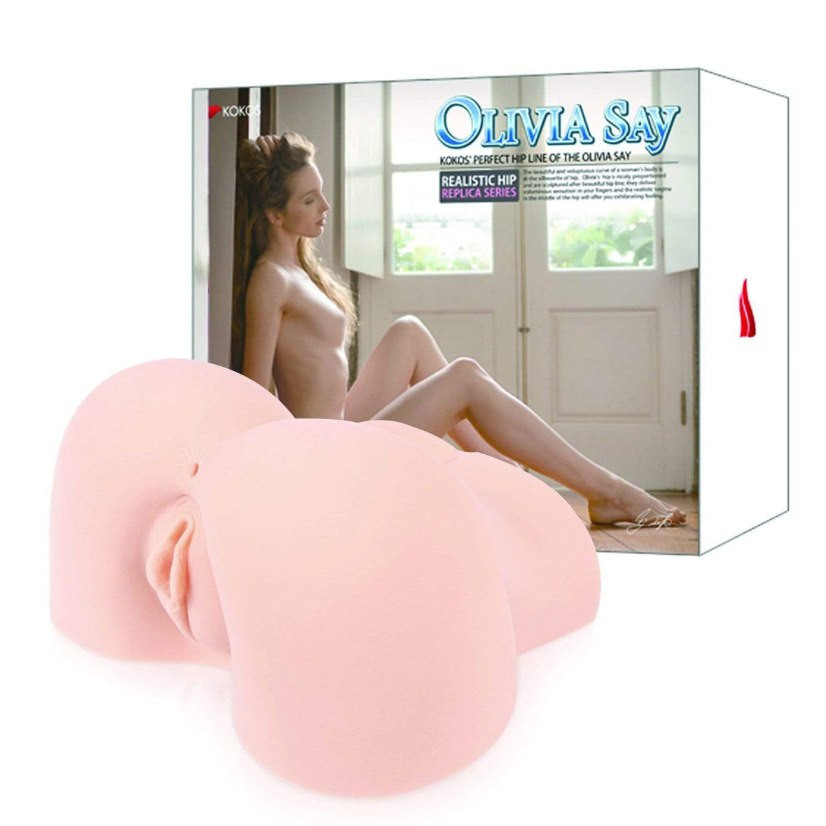 Kokos - Olivia Say Realistic Peferct Hip Masturbator (Beige) Masturbator Vagina (Non Vibration) 8809392181043 CherryAffairs