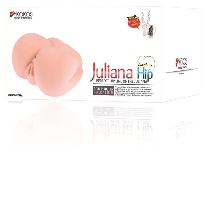 Kokos - Juliana with Vibration Meiki (Beige) Masturbator Vagina (Vibration) Non Rechargeable - CherryAffairs Singapore
