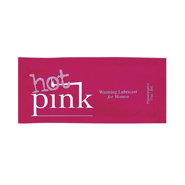 Pink - Hot Pink Warming Lubricant for Women 5ml - Warming Lube