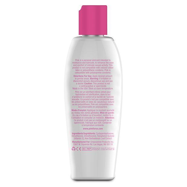 Pink - Silicone Lubricant for Woman 4.7oz Lube (Silicone Based) 891306000401 CherryAffairs