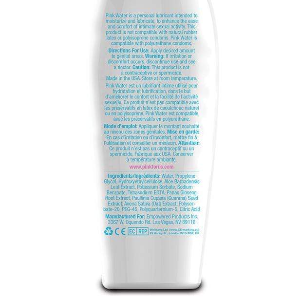 Pink - Water Based Lubricant for Woman 4.7oz Lube (Water Based) 891306000418 CherryAffairs