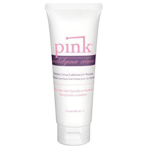 Pink - Indulgence Creme Hybrid Crème Lubricant for Woman 3.3oz Lube (Water Based) 892172001295 CherryAffairs