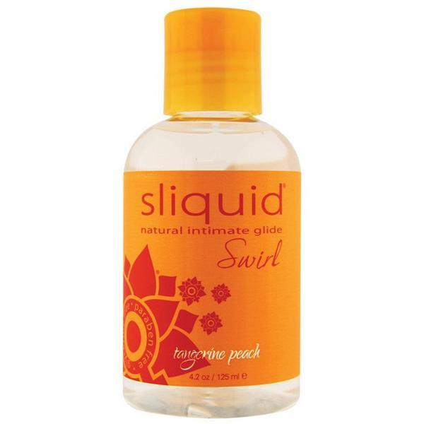 Sliquid - Naturals Swirl Tangerine Peach Intimate Lubricant 4.2 oz - PleasureHobby