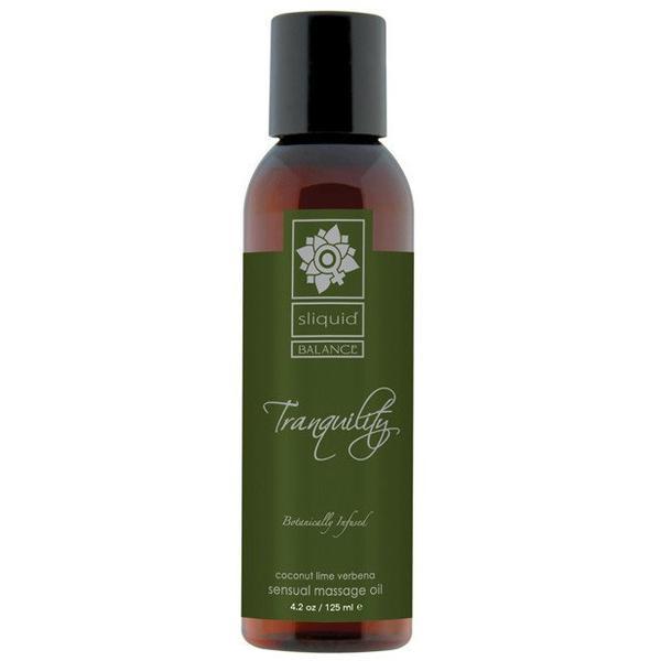 Sliquid - Balance Tranquility Massage Oil 4.2 oz (Coconut Lime Verbena) - Massage Oil