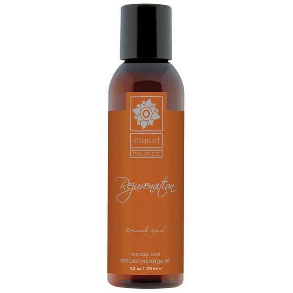 Sliquid - Balance Rejuvenation Massage Oil 4.2 oz (Mandarin Basil) - Massage Oil
