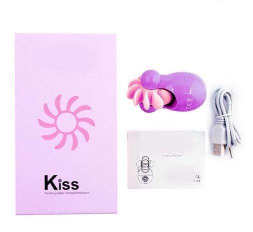 MyToys - Kiss Rechargeable Clit Massager (Purple) Clit Massager (Vibration) Rechargeable 9504000162092 CherryAffairs