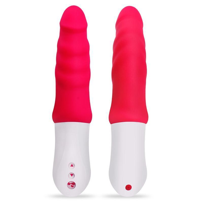 MyToys - My Lover Rechargeable Thrusting Vibrator (Red) Non Realistic Dildo w/o suction cup (Vibration) Rechargeable 9504000162153 CherryAffairs