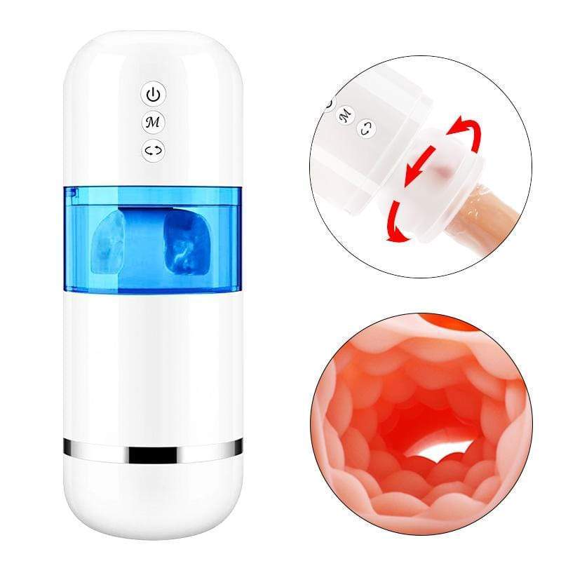 MyToys - Twister Automatic Mouth Masturbator (Beige) Masturbator (Hands Free) Rechargeable 9504000162221 CherryAffairs