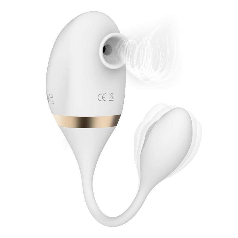 MyToys - My Secret Egg and Clit Massager (White) Clit Massager (Vibration) Rechargeable 9504000162245 CherryAffairs