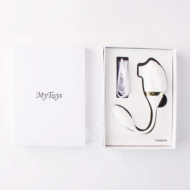 MyToys - My Secret Egg and Clit Massager (White) Clit Massager (Vibration) Rechargeable 9504000162245 CherryAffairs