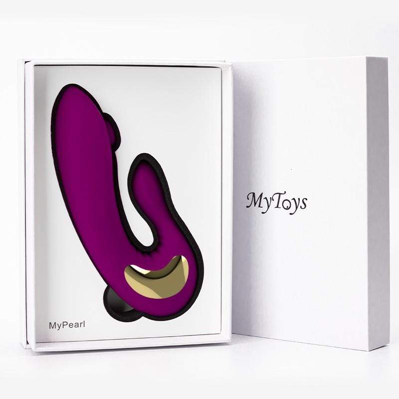 MyToys - MyPearl Clitoral G Spot Vibrator (Red Violet) Clit Massager (Vibration) Rechargeable 9504000162320 CherryAffairs