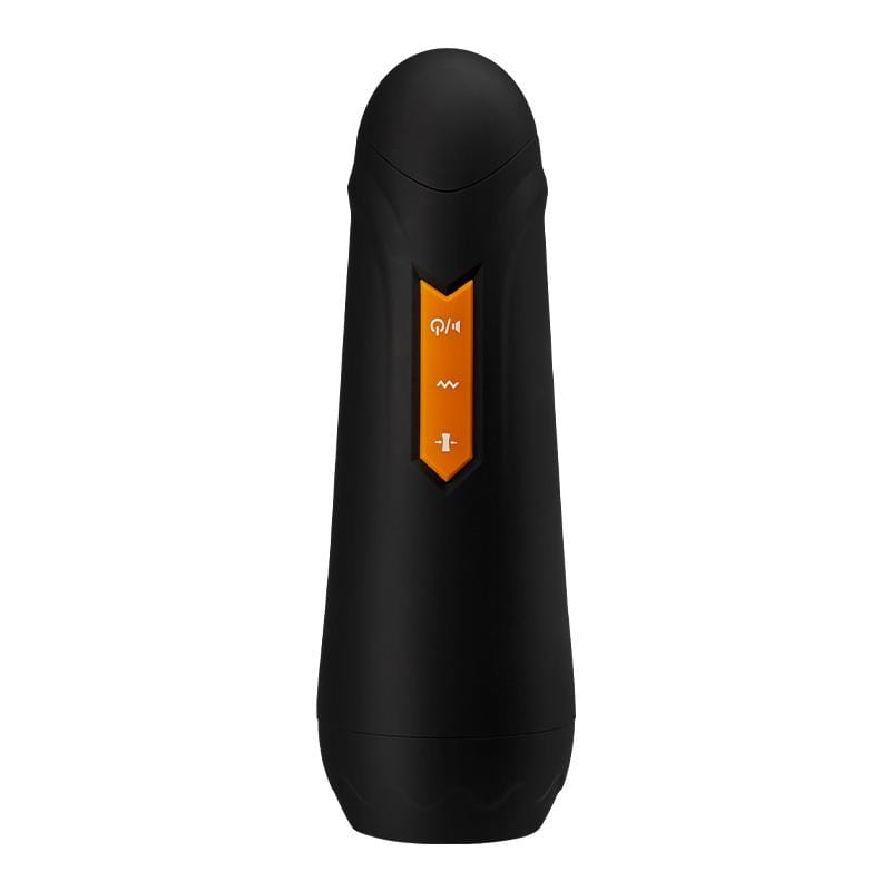 MyToys - MyFun Clamping and Vibrating Masturbation Cup (Black) Masturbator Vagina (Vibration) Rechargeable 9504000162375 CherryAffairs
