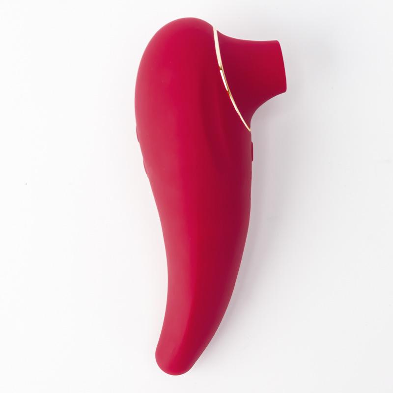 MyToys - Seahorse Dual G Spot Vibrator with Clitoral Air Stimulator (Red) Clit Massager (Vibration) Rechargeable 9504000162382 CherryAffairs