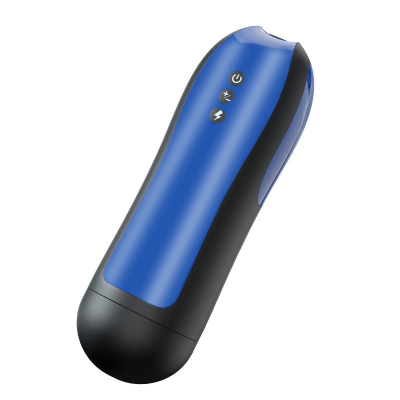 MyToys - MyThruster Thursting Vibrating Masturbation Cup (Blue) Masturbator Soft Stroker (Vibration) Rechargeable 9504000162511 CherryAffairs