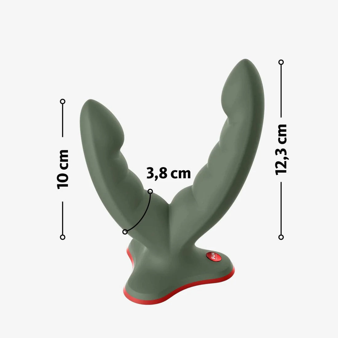 Fun Factory - Ryde Double Dildo (Wine Red)