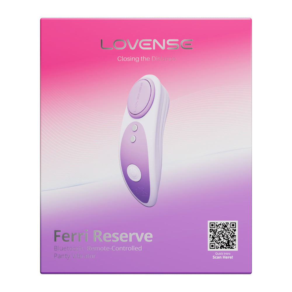 Lovense - Ferri Reserve App Controlled Panty Vibrator (Purple)