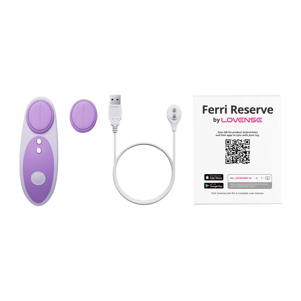 Lovense - Ferri Reserve App Controlled Panty Vibrator (Purple)