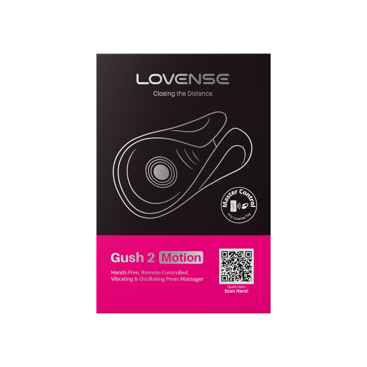 Lovense - Gush 2 Motion Remote-Controlled Penis Massager (Green)