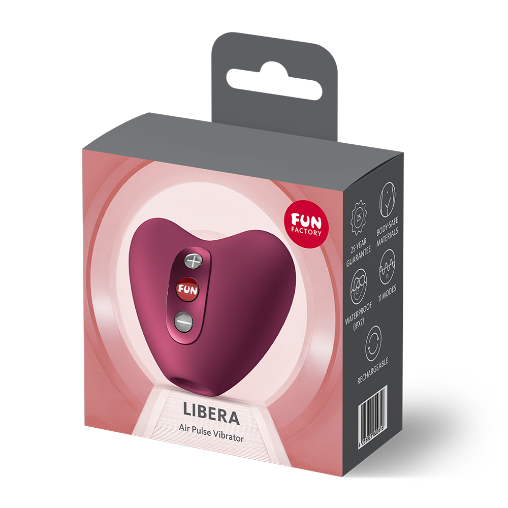 Fun Factory - Libera Clitoral Air Stimulator (Wine Red)