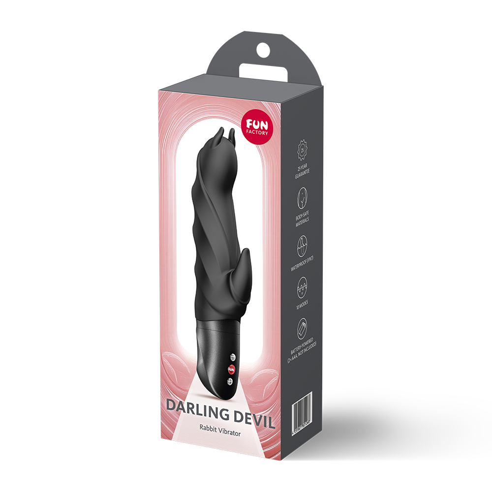 Fun Factory - Darling Devil Rabbit Vibrator (Wine Red)