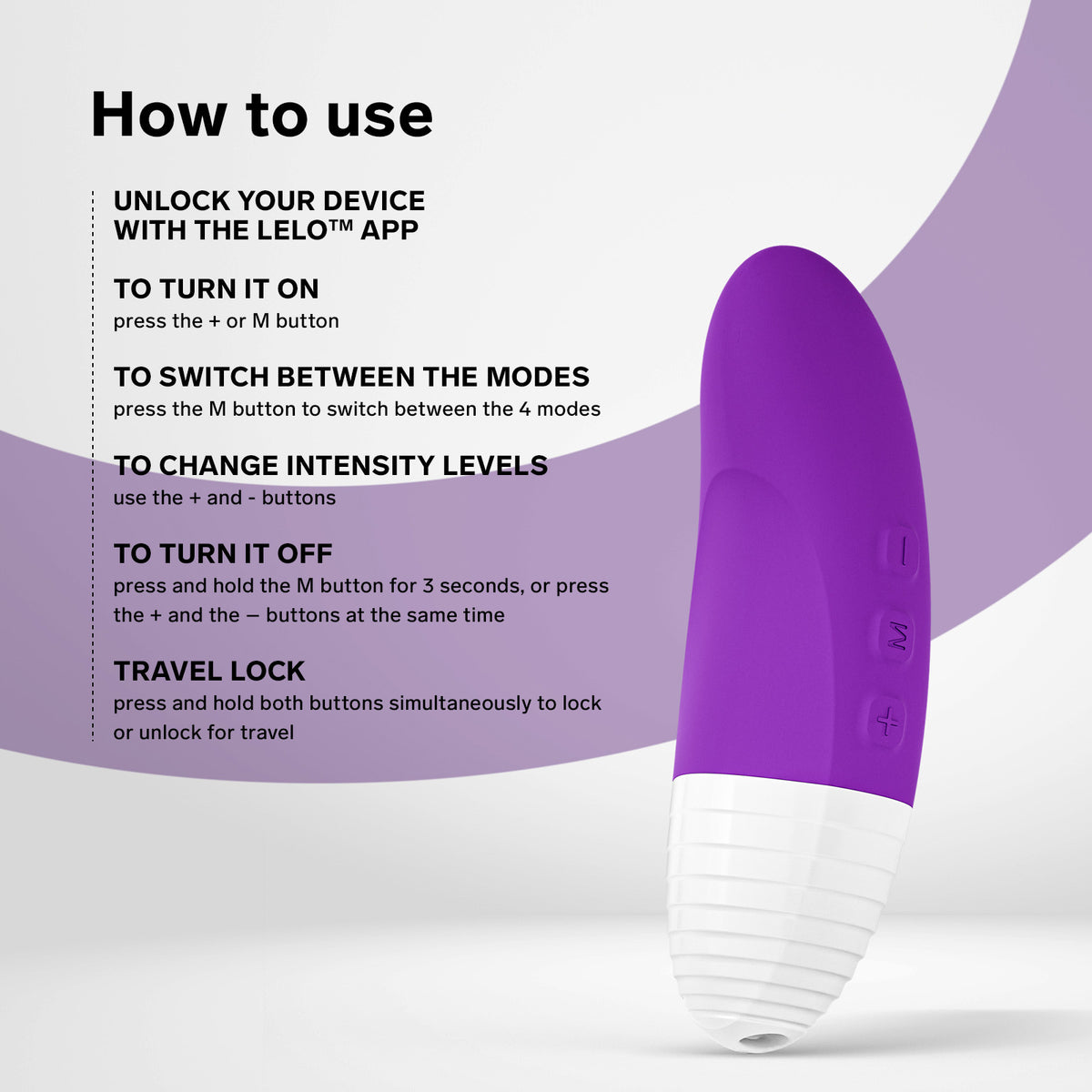 LELO - Originals AKO App-Controlled Clitoral Vibrator (Purple)