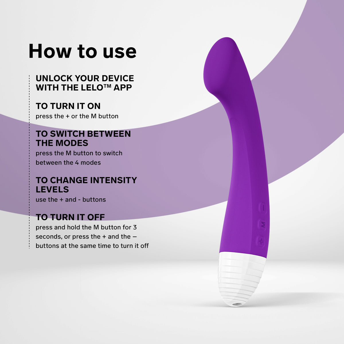 LELO - Originals MOKA App-Controlled G Spot Vibrator (Purple)