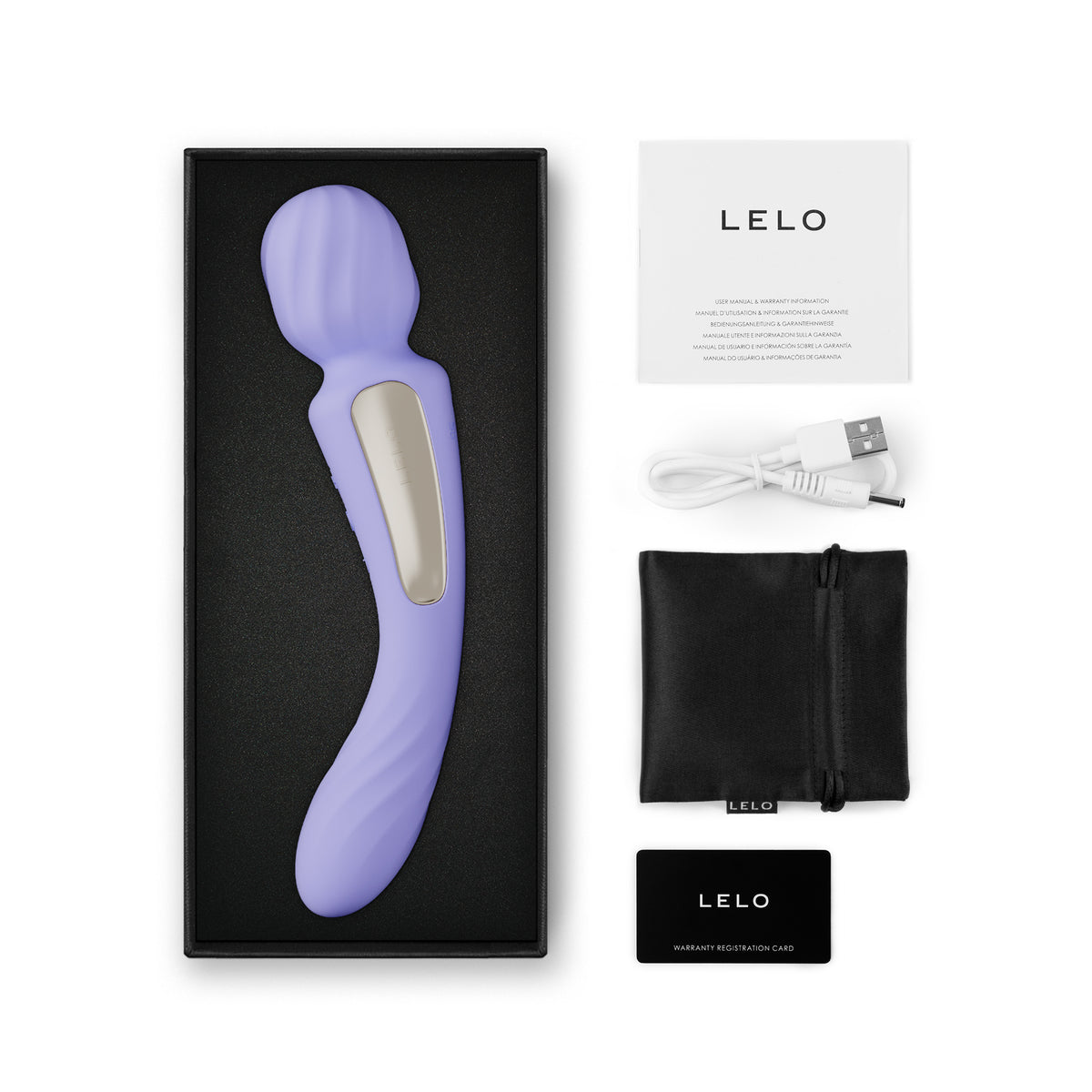LELO - Switch App-Controlled Double Sided Wand Massager Vibrator