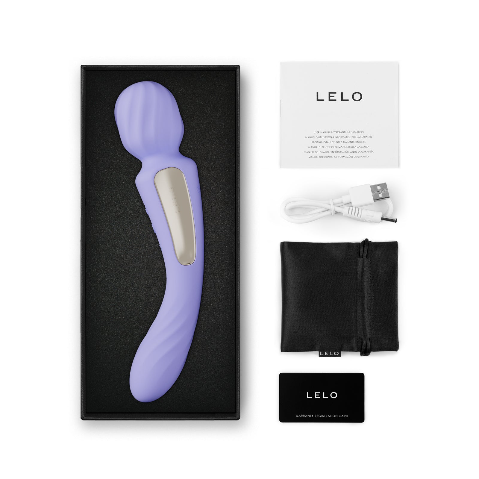 LELO - Switch App-Controlled Double Sided Wand Massager Vibrator