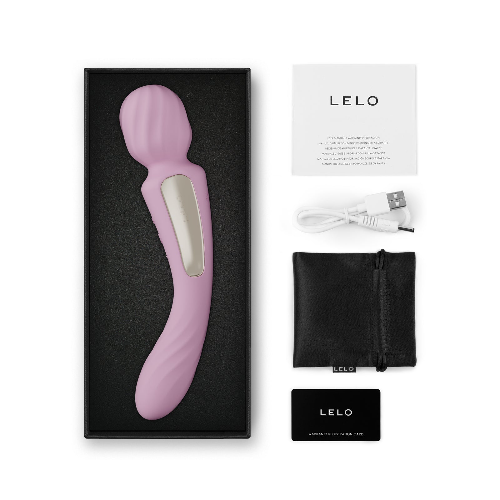 LELO - Switch App-Controlled Double Sided Wand Massager Vibrator